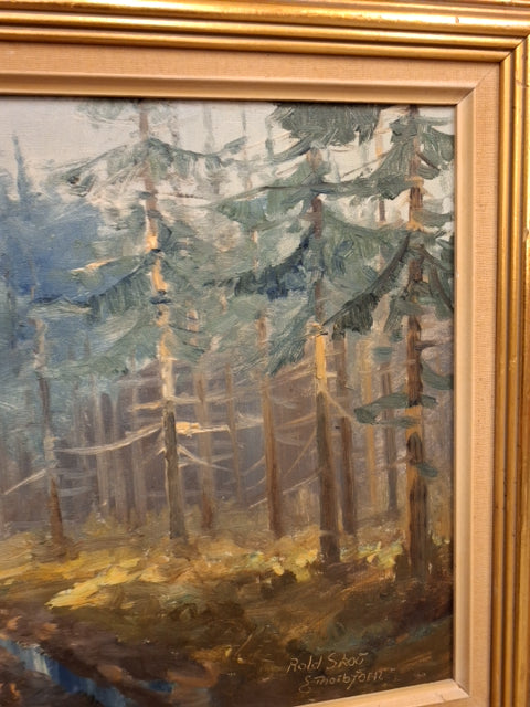 Ejnar Thorbjørn, motiv fra Rold skov